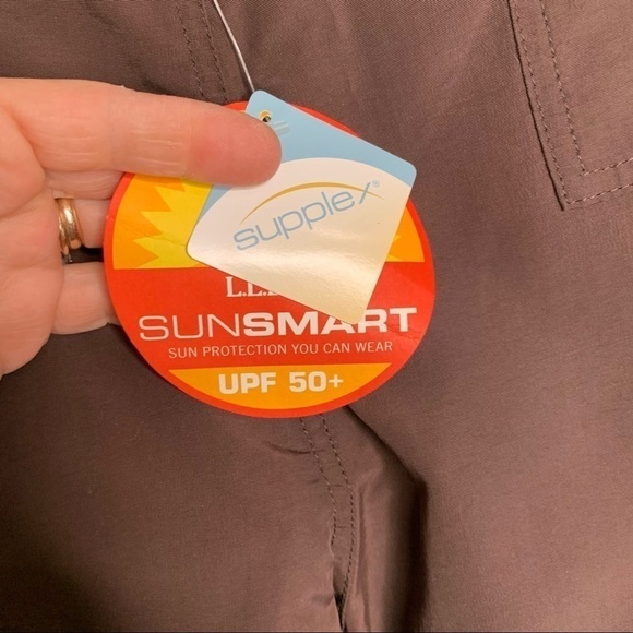 New Ll bean Womens Capri pants size 16 Sunsmart - Picture 2 of 5